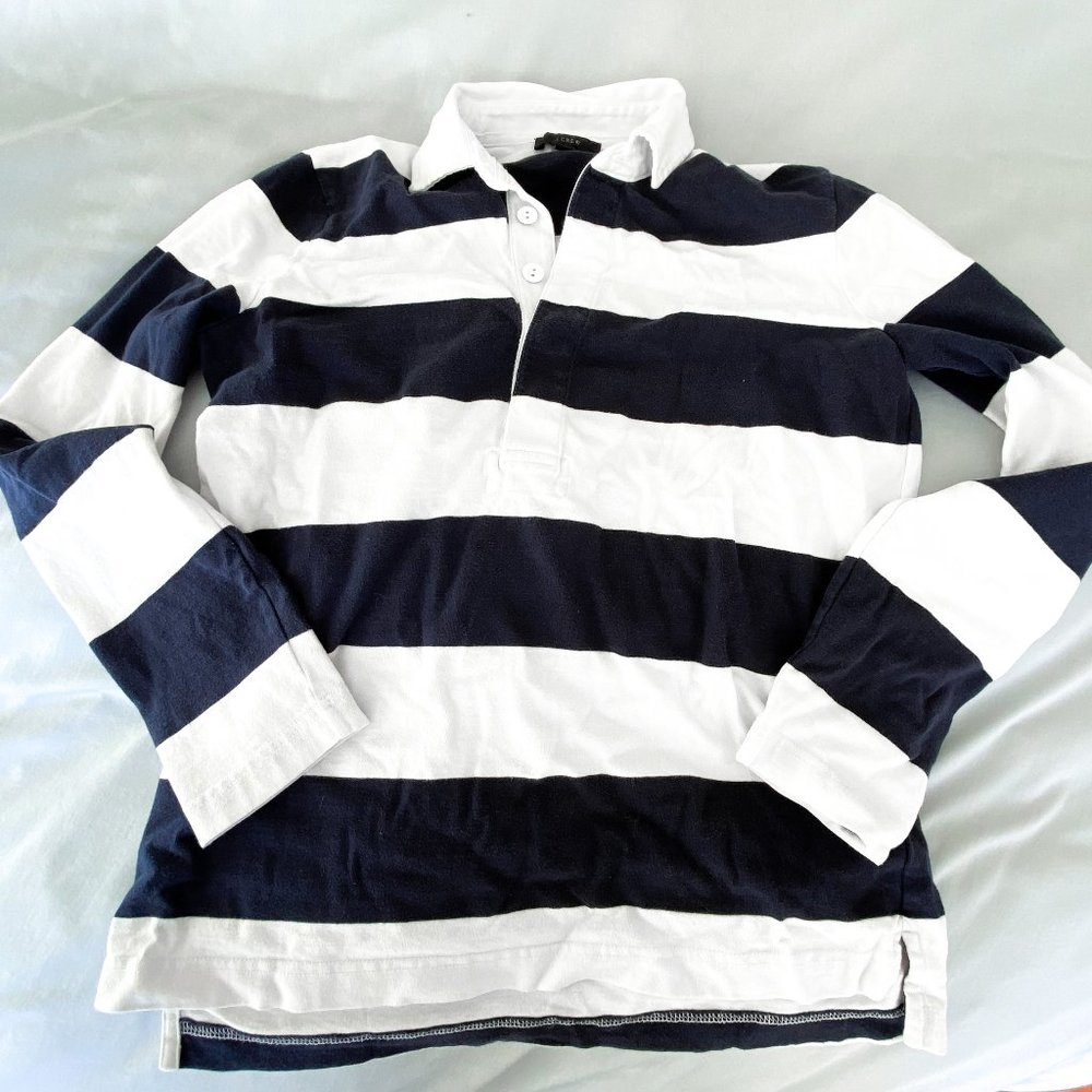 J. Crew 1984 Classic Rugby Striped Polo Shirt
